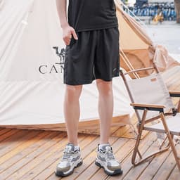 Thumbnail Quần Short CAMEL CROWN Nam Thoáng Khí Mồ Hôi Chạy Thể Dục Rời Thời Trang Quần chạy bộ Thường Ngày 2