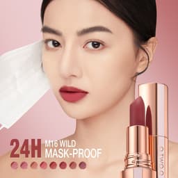 Thumbnail O.TWO.O  Frosted Lipstick Parity Upper Lip Color Lock Beauty And Health Long Lasting Lipstick Light And Makeup-free Rich And Full Lipstick 24H Long-lasting Silky Soft *GLASS 1