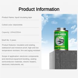 Thumbnail Băng keo điện dạng lỏng đa năng Aubess 100/200/260ML - Chất trám chống thấm nước linh hoạt, khô nhanh cho điều kiện khắc nghiệt, hoàn hảo cho ô tô/hàng hải/thiết bị điện tử 3