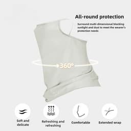 Thumbnail Mặt nạ chống nắng đeo tai chống tia cực tím CAMEL CROWN Cycling 4