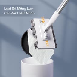Thumbnail Cây lau kẹp khăn đa năng dùng 1 lần DM02 Zolele dùng lau bụi mịn các bề mặt - Chính hãng 3