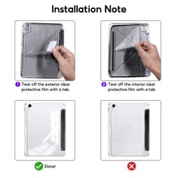 Thumbnail Tbtic Cho iPad Có Giá Đỡ Bút Chì Air 7 M3 2025 6 Pro 11 2024 Air 5 4 10.9 11th A16 10th 9th 8th Gen 7th 10.2 6th 5th 9.7 Mini 6 Ốp Lưng Trong Suốt 4