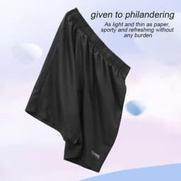 Thumbnail Quần Short CAMEL CROWN Nam Thoáng Khí Mồ Hôi Chạy Thể Dục Rời Thời Trang Quần chạy bộ Thường Ngày 4