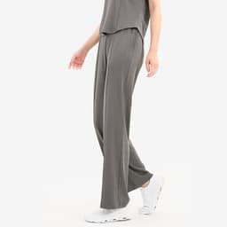 Thumbnail Bộ đồ thể thao thông thường CAMEL CROWN dành cho nữ Quần ống rộng tay ngắn dài cao Bộ hai mảnh 2