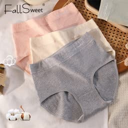 Thumbnail Quần Lót Cotton FallSweet 45-80KG Cho Nữ Cao Cấp Liền Mạch Bigsize Quần Lót M-2XL 1