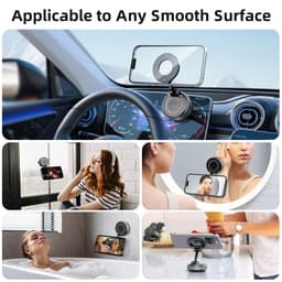 Thumbnail Giá đỡ điện thoại ô tô từ tính Fonken Cốc hút chân không 360° Giá đỡ điện thoại có thể gập lại có thể xoay được Thích hợp cho điện thoại thông minh 3