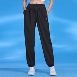 Thumbnail CAMEL CROWN Ice Silk Sports Quần khô nhanh cho nữ Quần lưới điều hòa mùa hè 4