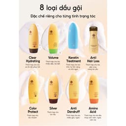 Thumbnail Combo dầu gội kiềm dầu Arganmidas tạo phồng chân tóc và ủ Collagen siêu dưỡng ẩm Phục Hồi Tóc Hư 450ml 2