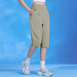 Thumbnail Quần crop thể thao CAMEL CROWN Quần thể thao khô nhanh cho nam và nữ Quần thể thao chạy bộ cảm giác băng Quần short thoáng khí 2