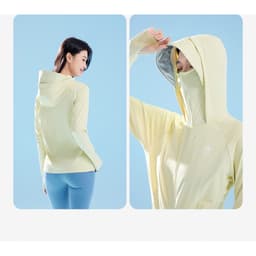 Thumbnail Camel CROWN Nam Nữ Chống Nắng Quần Áo Chống Tia UV Thoáng Khí Thoáng Khí Thoáng Khí Nhanh Khô Áo Khoác Ánh Sáng 4