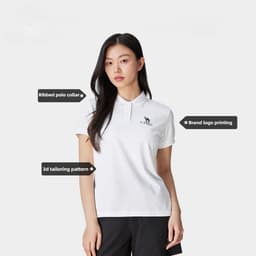 Thumbnail Áo polo ngắn tay thể thao CAMEL nam nữ nhanh khô thoáng khí Áo thun thông thường 1