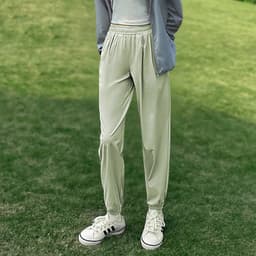 Thumbnail CAMEL CROWN Ice Silk Sports Quần khô nhanh cho nữ Quần lưới điều hòa mùa hè 2