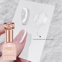 Thumbnail ANNIES Universal Boiled Water Cats Eye 2024 Hạt thủy tinh siêu sáng không xám mới Cats Eye dùng cho nghệ thuật làm móng bằng ánh sáng 10ml 2