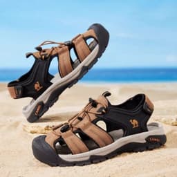 Thumbnail Dép đi biển ngoài trời dành cho nam CAMEL CROWN Dép chống trượt chống sốc 4