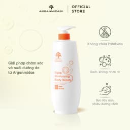 Thumbnail Sữa tắm dưỡng trắng siêu dưỡng ẩm Arganmidas Argan Oil làm sạch và sáng nuôi dưỡng da mịn màng - 750ml 2
