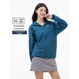Thumbnail Camel CROWN Unisex Chống Nắng Quần Áo Nhẹ Và Mỏng Chống Nước Thoáng Khí Thoáng Khí Mát Kháng Khuẩn Áo Khoác 2