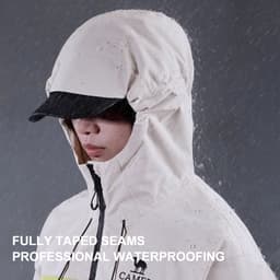 Thumbnail Áo khoác ngoài trời CAMEL CROWN dành cho nữ áo khoác đơn sốc chống gió và chống thấm nước 3
