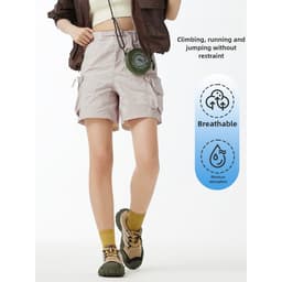 Thumbnail Quần short nam nữ CAMEL CROWN Quần yếm chống nắng thoáng khí thoáng khí 2