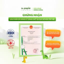 Thumbnail 3 Hộp Gạc Chống Sún Răng DR.PAPIE 1+ Tiêu Chuẩn 5SAO, Làm Sạch Khoang Miệng Cho Bé Từ 1 Tuổi  - 30Gói/Hộp x 3 3