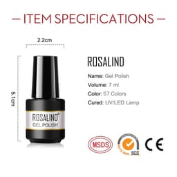 Thumbnail Rosalind Cat Eye Gel Nail Polish Hybrid Varnish UV Nail Gel Làm móng tay Bán vĩnh viễn cho nghệ thuật Sơn móng tay Matt Base Top Coat 4