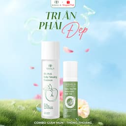 Thumbnail Bộ đôi Nước dưỡng 8% PHA 8% PHA DAILY GLOWING ESSENCE 150ML + GEL chấm mụn Tràm Trà NANO TEA TREE ACNE-CARE SPOT GEL 15M 1