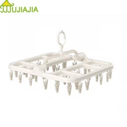 Thumbnail Jujiajia Hộ Gia Đình Đa Năng Móc Treo Quần Áo Kích Thước Lớn Tăng Tốc Sấy Quần Áo Kẹp Mạnh Không Dễ Rơi giá treo quần áo cây treo quần áo 1