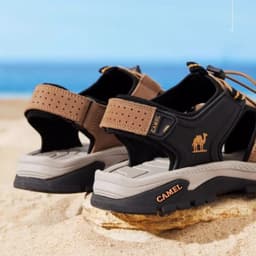 Thumbnail Dép đi biển ngoài trời dành cho nam CAMEL CROWN Dép chống trượt chống sốc 2
