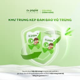 Thumbnail 2 Hộp Gạc Chống Sún Răng DR.PAPIE 1+ Tiêu Chuẩn 5SAO, Làm Sạch Khoang Miệng Cho Bé Từ 1 Tuổi  - 30Gói/Hộp x 2 1