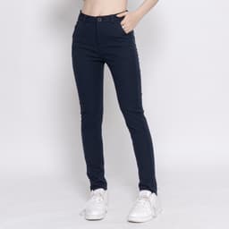 Thumbnail Quần kaki nữ KQ STYLING ống đứng ôm dáng co giãn 4 chiều mềm mịn Xanh Đen cao cấp 3