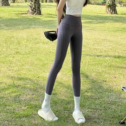 Thumbnail CAMEL CROWN Quần Tập Yoga Nữ Eo Cao Nâng Hông Skinny Naked Bee Quần Thể Dục Mùa Hè 2