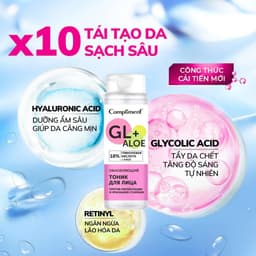 Thumbnail Toner Compliment No Problem Dưỡng Ẩm Nước Hoa Hồng Lotion Cho Mọi Loại Da, Dầu Mụn 180ml 4