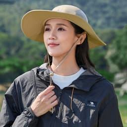 Thumbnail Mũ ngư dân vành lớn ngoài trời CAMEL CROWN Mũ chống tia cực tím mùa hè dành cho nữ 4