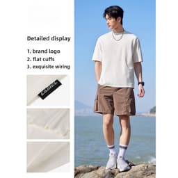 Thumbnail Camel CROWN Áo Thun Thể Thao Unisex Cổ Tròn Rời Chạy Thoáng Khí Thường Nhanh Khô Tay Ngắn 1