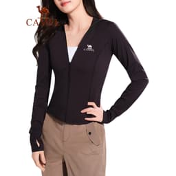 Thumbnail CAMEL CROWN Ngoài Trời Chống Nắng Nữ Thoáng Khí Gạc Chính Hãng Ướt Chống Nắng Quần Áo 3