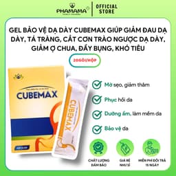Thumbnail Gel Bảo Vệ Dạ Dày Cubemax Giúp Giảm Đau Dạ Dày, Tá Tràng, Cắt Cơn Trào Ngược Dạ Dày, Giảm Ợ Chua, Đầy Bụng, Khó Tiêu 1