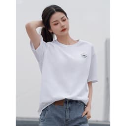 Thumbnail Áo thun nam lạc đà Cotton mùa hè ngoài trời cổ tròn ngắn tay nửa tay dành cho nữ 1