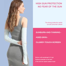 Thumbnail Găng tay chống nắng CAMEL CROWN Zero Sense Tay băng thể thao chống tia cực tím dành cho nữ 3