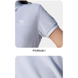 Thumbnail Áo polo ngắn tay thể thao CAMEL nam nữ nhanh khô thoáng khí Áo thun thông thường 3