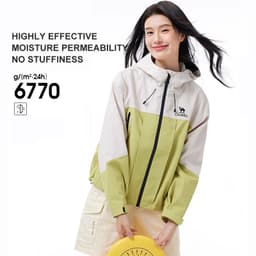 Thumbnail Áo khoác ngoài trời CAMEL CROWN dành cho nữ áo khoác đơn sốc chống gió và chống thấm nước 1