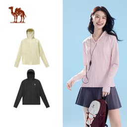 Thumbnail Camel CROWN Nam Nữ Chống Nắng Quần Áo Chống Tia UV Thoáng Khí Thoáng Khí Thoáng Khí Nhanh Khô Áo Khoác Ánh Sáng 1