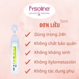 Thumbnail Combo Fysoline Vàng 20 Ống + Xanh 20 Ống Hỗ Trợ Giảm Viêm Mũi, Sổ Mũi Cho Bé 1