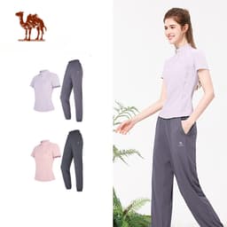 Thumbnail Camel CROWN Yoga Phù Hợp Với Nữ Chống Nắng Slim Fit Nhanh Khô Thoáng Khí Thể Thao Hai Mảnh Phù Hợp Với 1