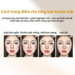 Thumbnail Bảng phấn bắt sáng và tạo khối, phấn má hồng VEECCI Tự nhiên Lâu trôi Chống nước 8g 2