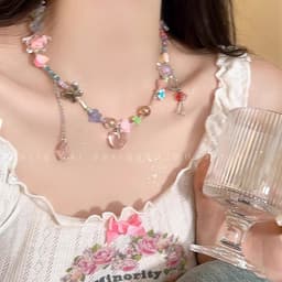 Thumbnail 17km Vòng Cổ Ngọc Trai Ngôi Sao Trái Tim Bướm Hạt Dây Chuyền Choker Cho Nữ Trang Sức Phụ Kiện 3
