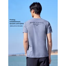Thumbnail Áo thun thể thao khô nhanh CAMEL nam thoáng khí co giãn chạy bộ áo ngắn tay 1