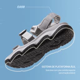 Thumbnail Xăng đan Thể Thao CAMEL CROWN Cho Nữ Velcro Mặc Mùa Hè Giày Đi Biển Chống Trơn Trượt Thời Trang 4