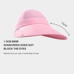 Thumbnail Mũ chống nắng toàn mặt CAMEL CROWN dành cho nữ, Mũ xô có thể tháo rời Bảo hiểm toàn diện 3