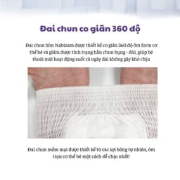 Thumbnail COMBO 4 Tã/Bỉm Quần NABIZAM UltraThin Công Nghệ Thấm Hút Từ Hàn Quốc, Mỏng Nhẹ Và Chống Tràn Size XL /từ 12kg/26 miếng 4