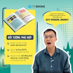 Thumbnail Sách - IELTS Speaking Journey: Lộ trình tự học IELTS Speaking từ cơ bản đến band 6.0  - Nguyễn Cảnh Luân - Zenbooks 3
