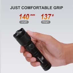Thumbnail Đèn pin mạnh CAMEL CROWN Tầm xa siêu sáng ngoài trời IXP4 Đèn pin di động chống nước 2